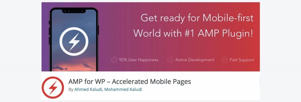 AMP for WP WordPress plugin billboard