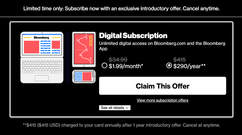 subscription example