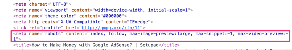 html source code image meta tag example