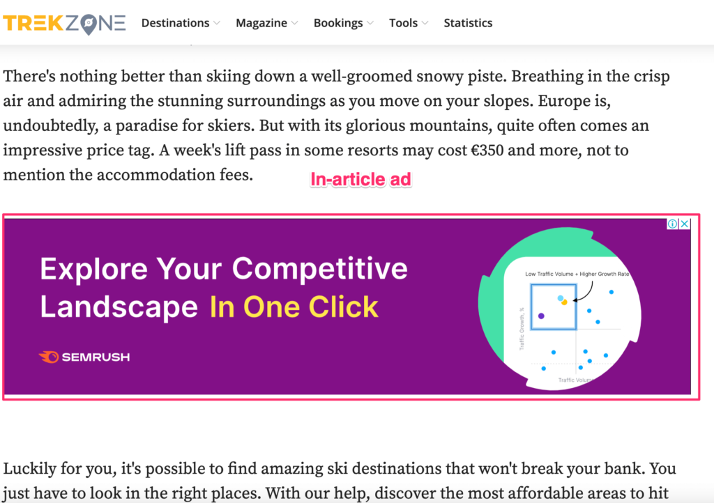adsense in article ad