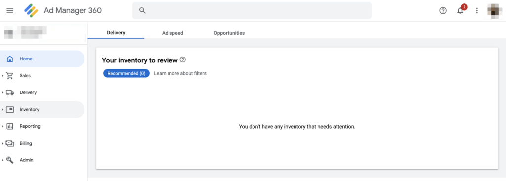 google ad manager dashboard