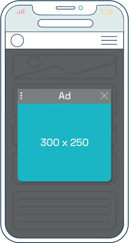 300x250 interstitial ad example