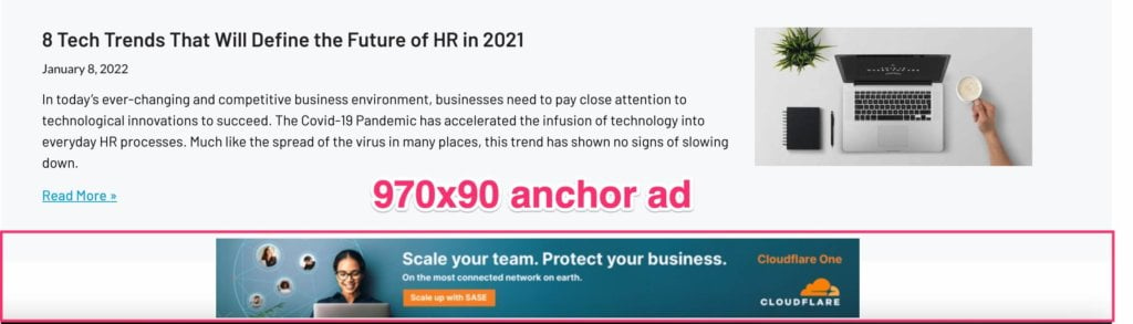 anchor ad example