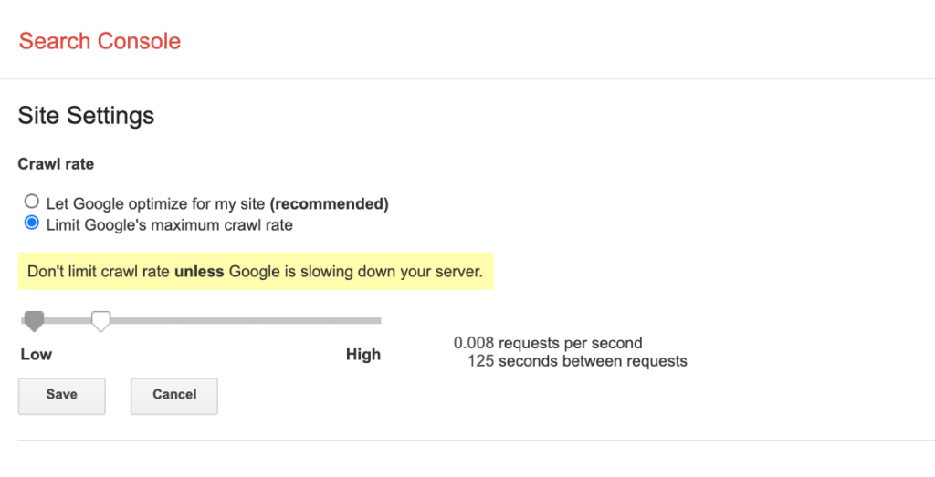 crawl budget limit