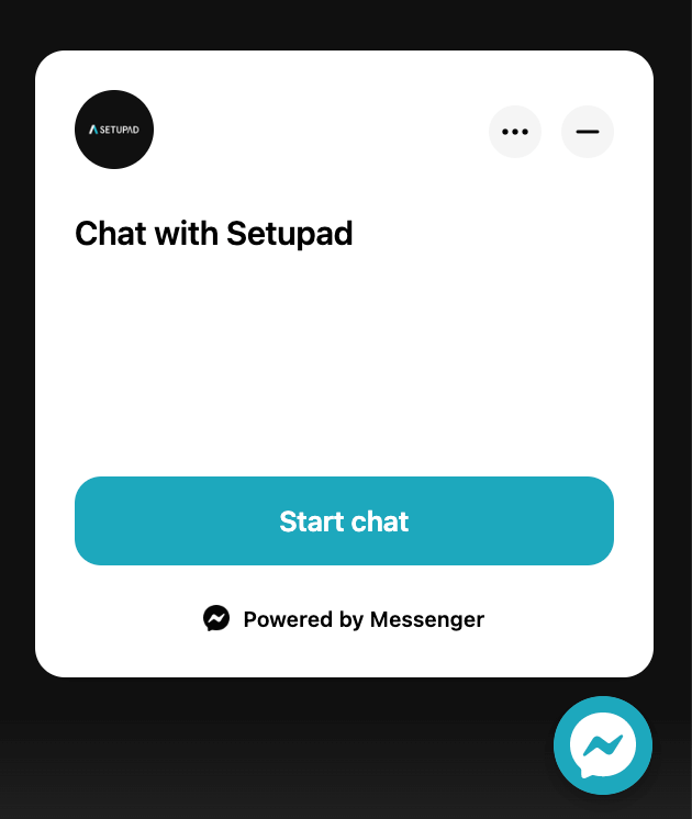 setupad chatbot