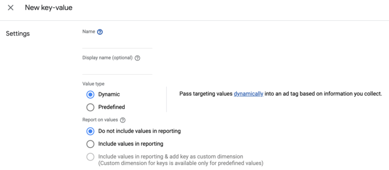 Key-Value Targeting in Google Ad Manager