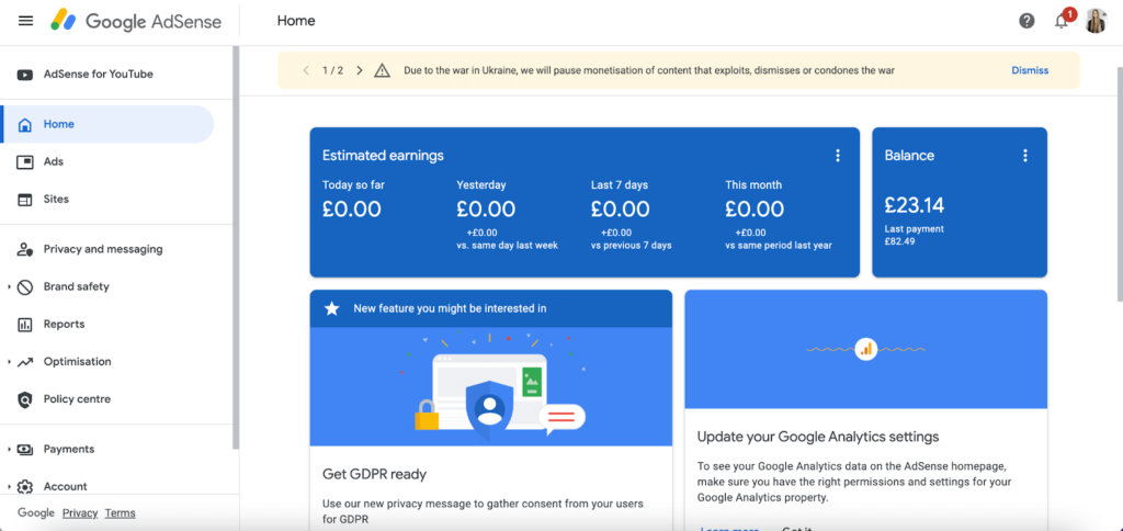 Average AdSense CPM Depends on Category and Tactics