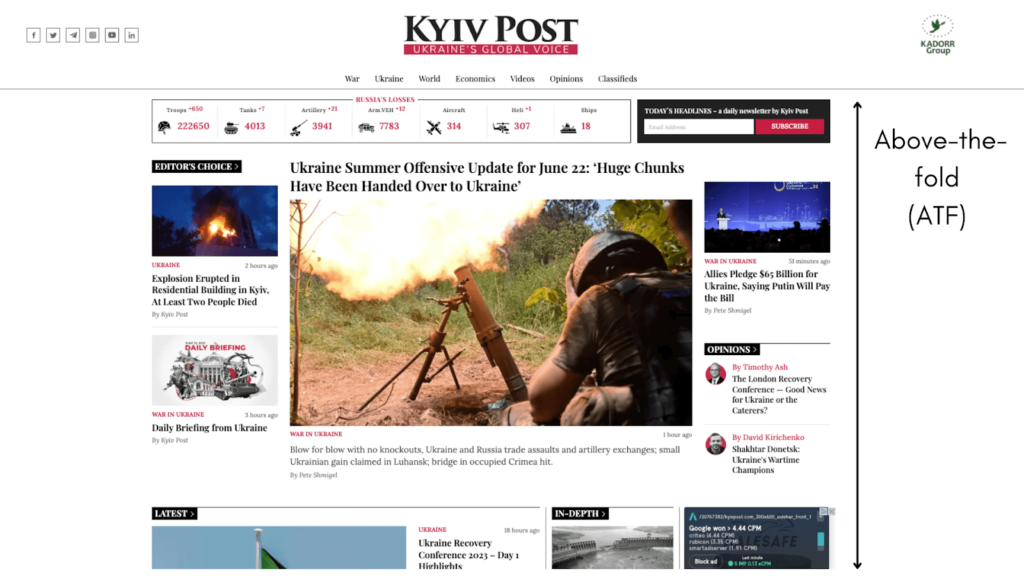 192 Ad Revenue Growth The Kyiv Post Case Study