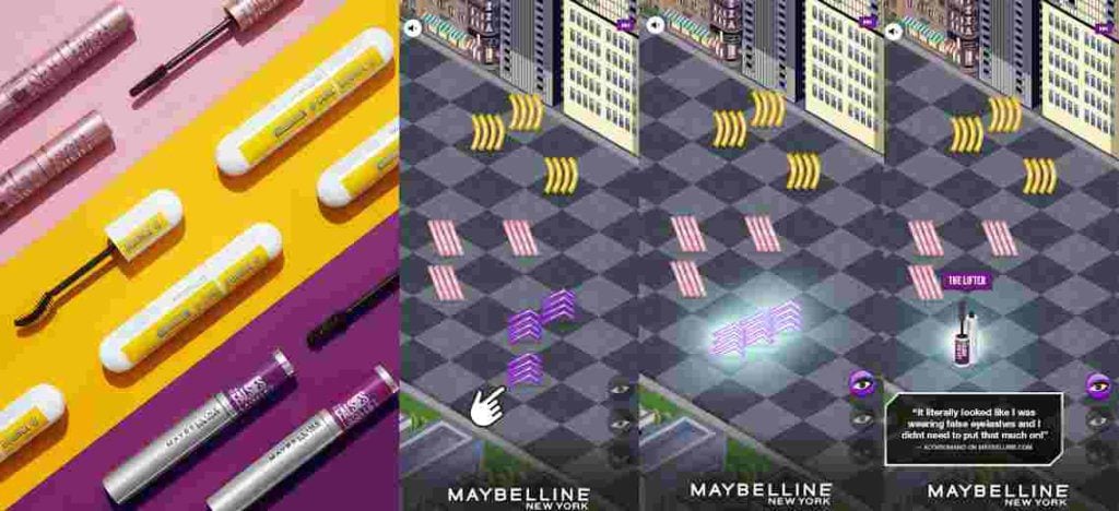 maybelline playable ad