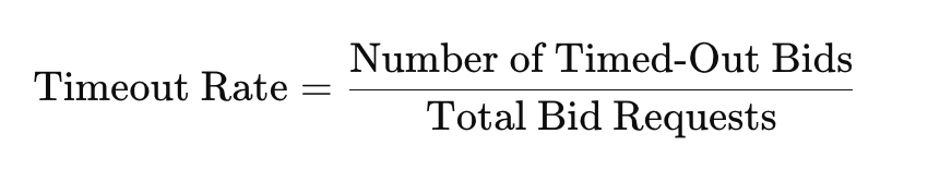 Timeout Rate Formula