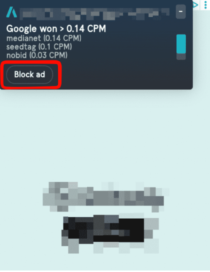 Setupad Chrome Exstension Ad Blocking Feature